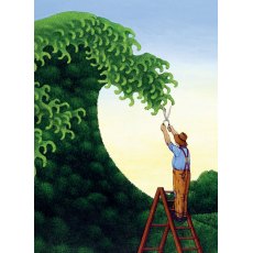 Museums & Galleries Topiary Wave Card