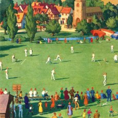 Museums & Galleries Cricket On The Village Green Card