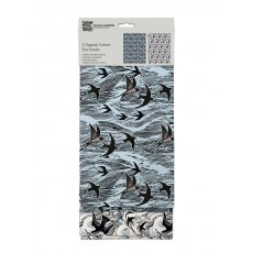 Angela Harding Organic Cotton Tea Towel 2 Pack Swallow & Sea
