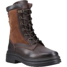 Cotswold Lacock Lace Up Boot Brown
