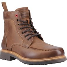 Hunter Shaws Ankle Boot Dark Tan