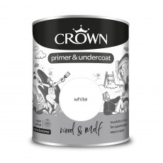 Crown Primer and Undercoat Quick Dry 750ml White