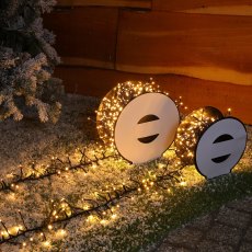 Noma Cluster Lights Warm White With Black Cable