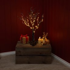 Noma Frosted Winter Twig Tree Warm White