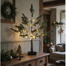 Noma Frosted Fir Twig Tree Warm White