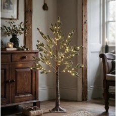Noma Frosted Fir Twig Tree Warm White
