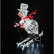 Noma Acylic Skiing Snowman
