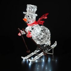 Noma Acylic Skiing Snowman