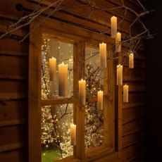 Noma Remote Controlled Pillar Candle Warm White 5 Pack With Wand