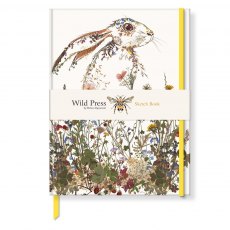 Wild Press Wildflower Hare Sketch Book