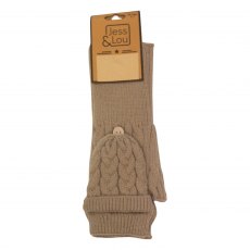 Jess & Lou Flip Top Fingerless Glove