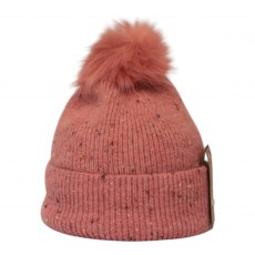 Jess & Lou Speckle Rib Bobble Hat Jess & Lou Speckle Rib Bobble Hat