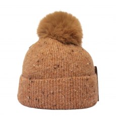 Jess & Lou Speckle Rib Bobble Hat Jess & Lou Speckle Rib Bobble Hat