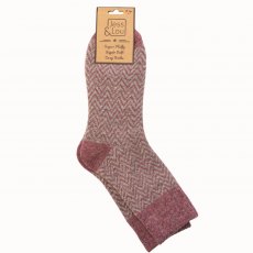 Jess & Lou Ladies' Cosy Herringbone Sock