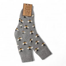 Jess & Lou Ladies' Ribbed Bee Sock