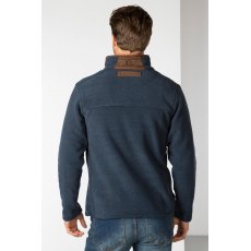 Rydale Huggate 1/4 Zip Fleece Marl Navy