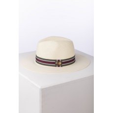 Rydale Malton Panama Hat Olive/Wine
