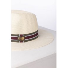 Rydale Malton Panama Hat Olive/Wine