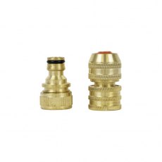 Jefferson Brass 1/2" Male & 1/2" Female Hose Connector Jefferson Brass 1/2" Male & 1/2" Female Hose Connector