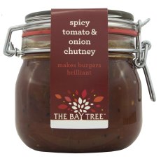 The Bay Tree Spicy Tomato and Caramelised Onion Chutney 600g The Bay Tree Spicy Tomato and Caramelised Onion Chutney 600g