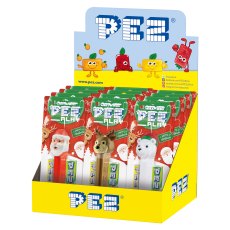 Pez Christmas Candy Dispensers and 2 Refills