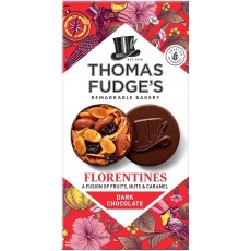 Thomas Fudge's Dark Chocolate Florentines 114g Thomas Fudge's Dark Chocolate Florentines 114g