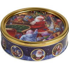 Jacobesens Assorted Butter Cookies Tin 340g Santa Jacobesens Assorted Butter Cookies Tin 340g Santa