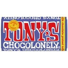 Tony's Chocoloney Dark Milk Chocolate Pretzel & Toffee Bar 180g