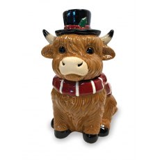 Ceramic Highland Cow Shortbread Mini Bites 100g