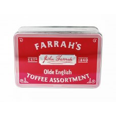 Farrah's Olde English Toffee Assortment Embossed Tin 200g