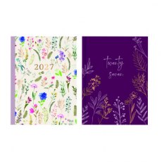 Floral Meadow A5 Diary Week to View