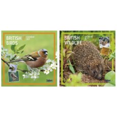 British Birds & Wildlife Square Calendar
