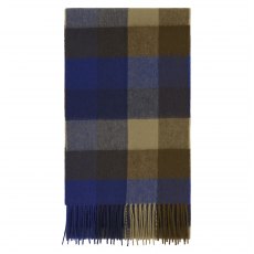 Barbour Lambswool Tattersall Scarf Navy Barbour Lambswool Tattersall Scarf Navy
