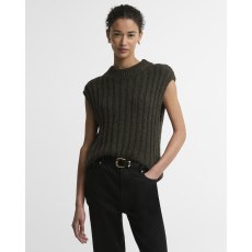 Barbour Anastasia Knitted Vest Olive Barbour Anastasia Knitted Vest Olive