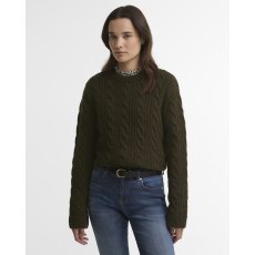 Barbour Joan Knitted Jumper Olive Barbour Joan Knitted Jumper Olive