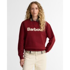 Barbour Hartland Sweatshirt Cranberry Barbour Hartland Sweatshirt Cranberry