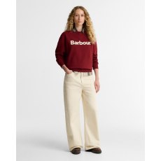 Barbour Hartland Sweatshirt Cranberry Barbour Hartland Sweatshirt Cranberry