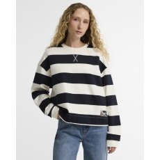 Barbour Eva Sweatshirt Cloud/Navy Barbour Eva Sweatshirt Cloud/Navy