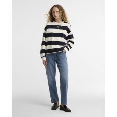 Barbour Eva Sweatshirt Cloud/Navy Barbour Eva Sweatshirt Cloud/Navy