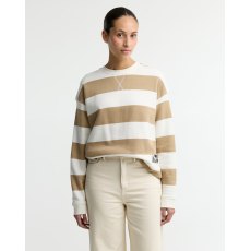 Barbour Eva Sweatshirt Cloud/Trench Barbour Eva Sweatshirt Cloud/Trench