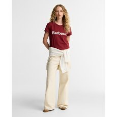 Barbour Hartland T-Shirt Cranberry Barbour Hartland T-Shirt Cranberry