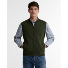 Barbour Marcus Knitted Gilet Olive Barbour Marcus Knitted Gilet Olive
