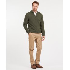 Barbour Tisbury 1/2 Zip Knitted Jumper Dark Seaweed Barbour Tisbury 1/2 Zip Knitted Jumper Dark Seaweed