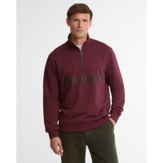 Barbour Fosse 1/2 Zip Sweatshirt Bordeaux Barbour Fosse 1/2 Zip Sweatshirt Bordeaux