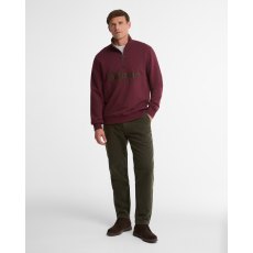 Barbour Fosse 1/2 Zip Sweatshirt Bordeaux Barbour Fosse 1/2 Zip Sweatshirt Bordeaux