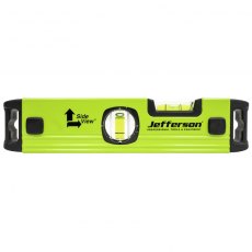 Jeffersons Torpedo Box Spirit Level with Side View 230mm Jeffersons Torpedo Box Spirit Level with Side View 230mm
