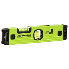 Jeffersons Torpedo Box Spirit Level with Side View 230mm Jeffersons Torpedo Box Spirit Level with Side View 230mm