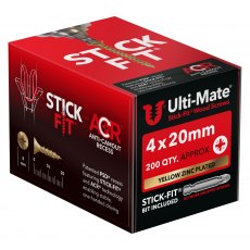 Ulti-Mate Stick-Fit Multi Purpose Wood Screws