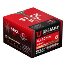 Ulti-Mate Stick-Fit Multi Purpose Wood Screws