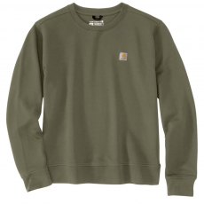 Carhartt Crew Neck Sweatshirt Dusty Olive Carhartt Crew Neck Sweatshirt Dusty Olive